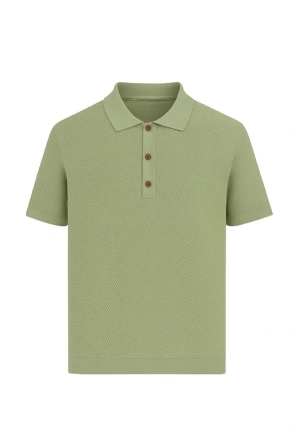Camisa polo em tricot com botões Kwi