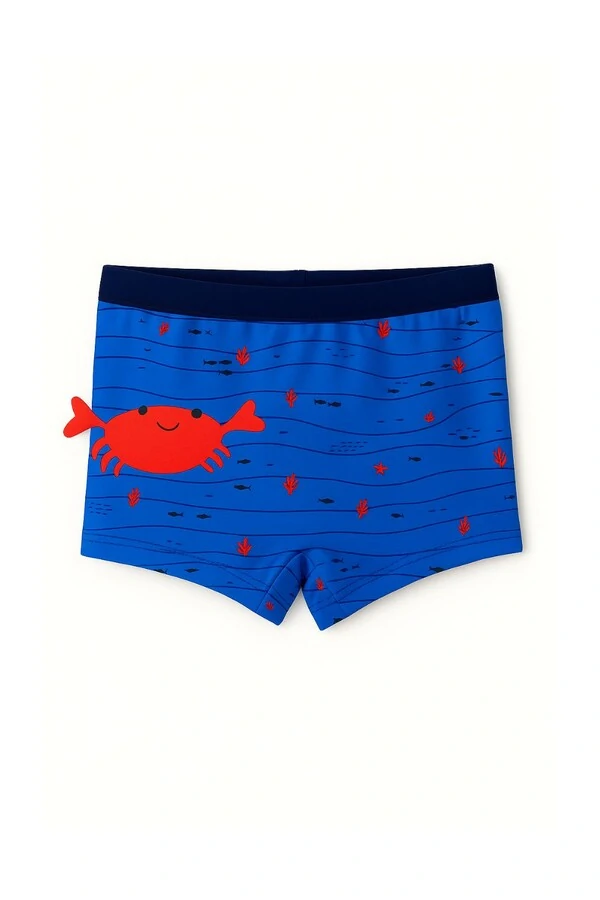 Sunga infantil estampa caranguejo Kwi