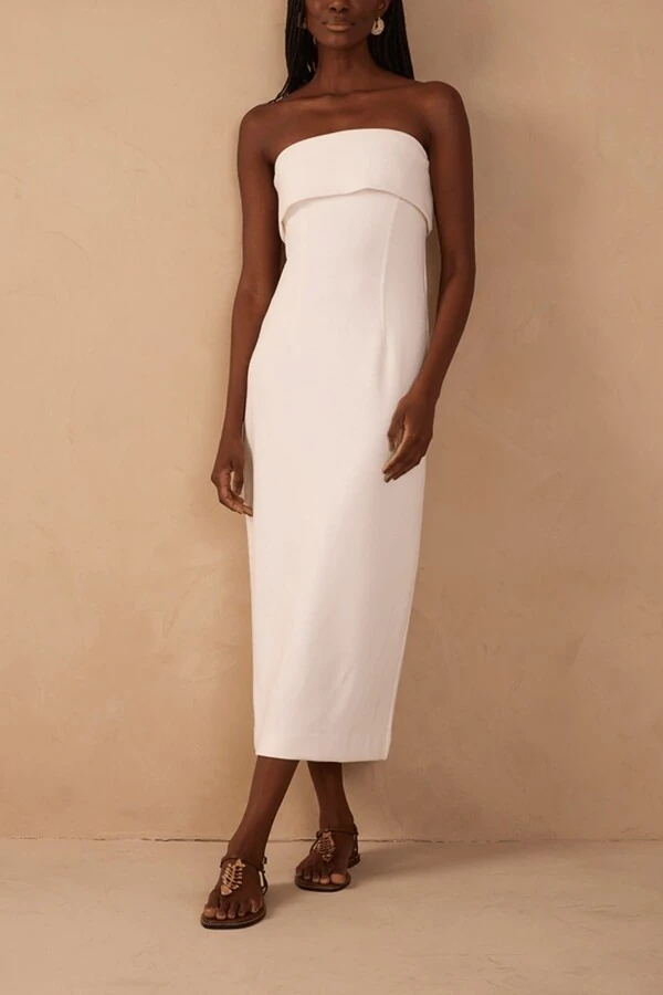 Vestido tubo sem alça Dress to