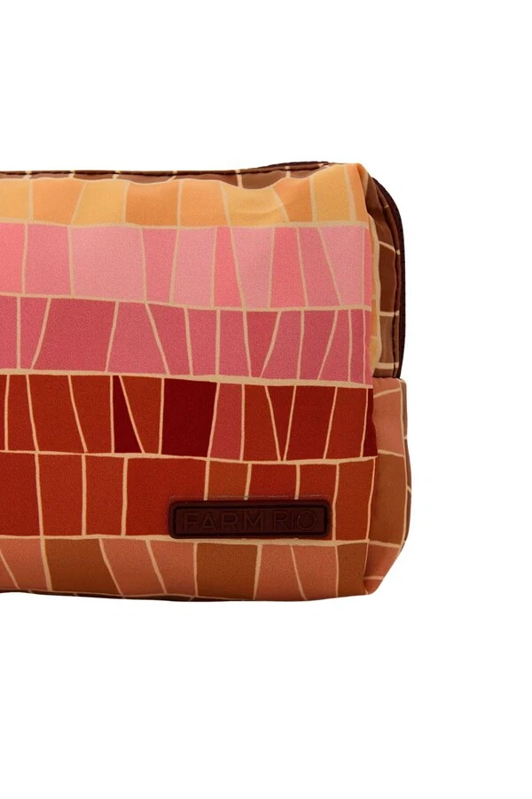 Necessaire ora bolas m listra mosaico Farm