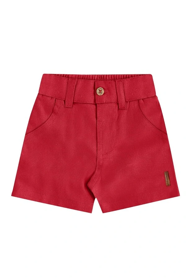 Bermuda em tecido linho Up Baby