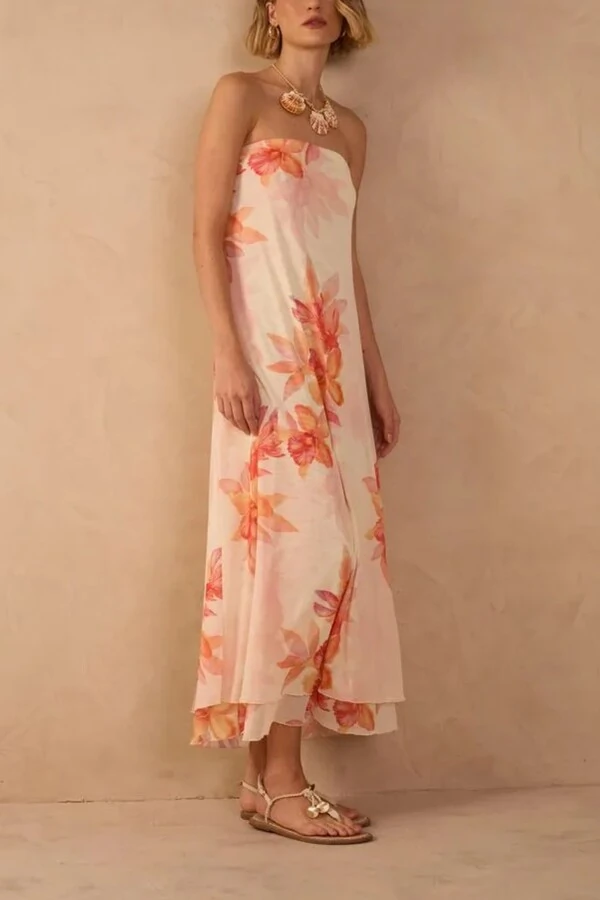 Vestido tule estampa beta Dress to