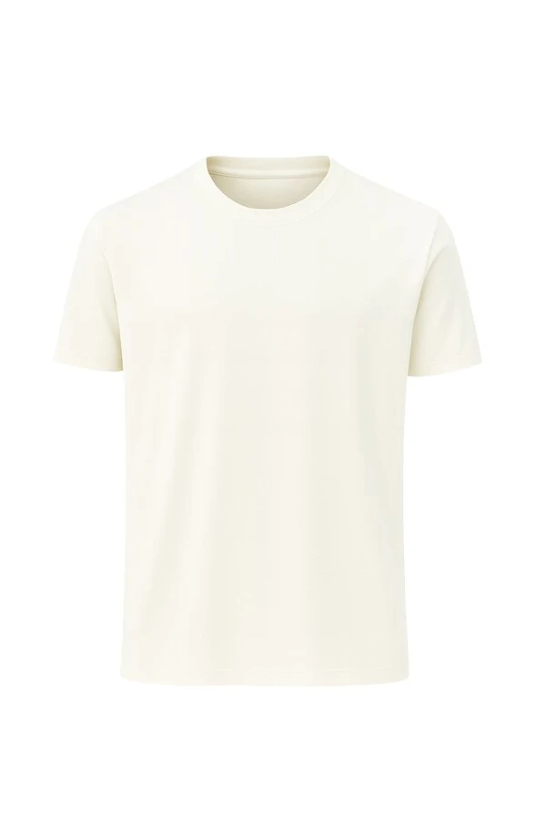 Camiseta masculina básica em malha Kwi