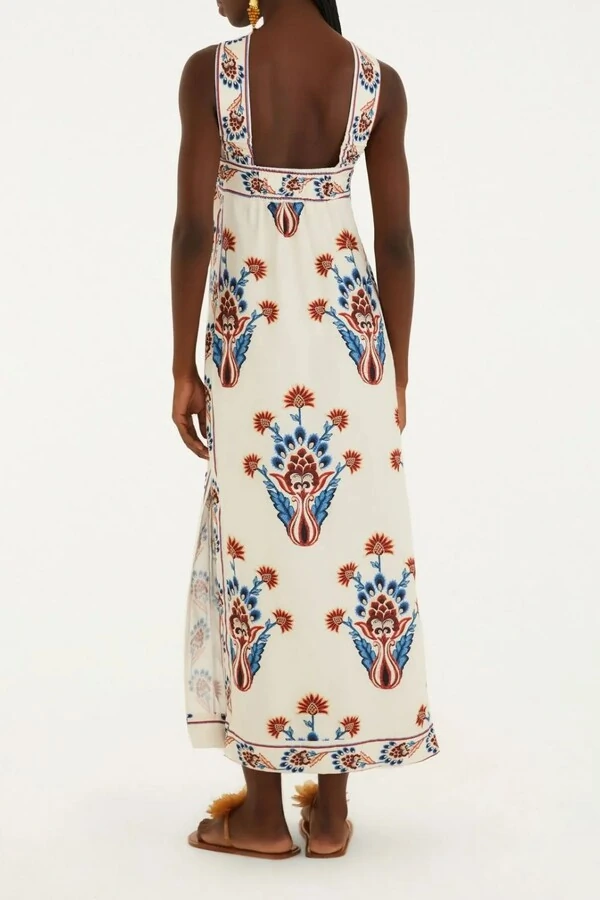 Vestido longo indra Farm