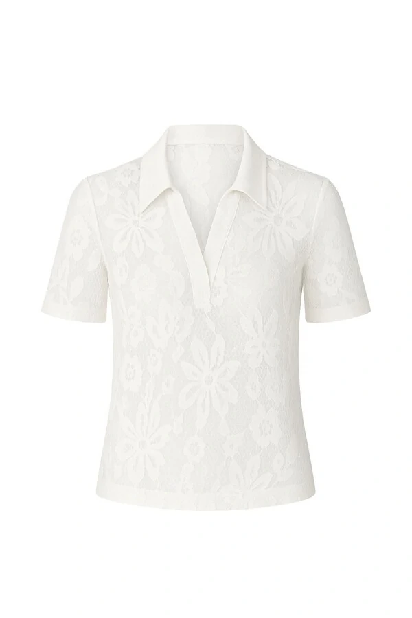 Camisa polo renda mc Kwi