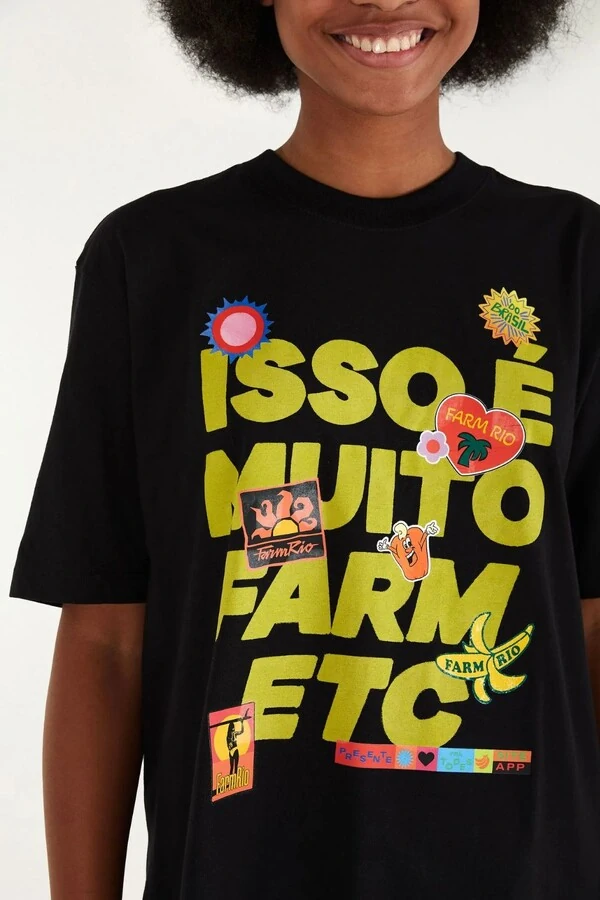 T shirt ipanema muito farm etc Farm