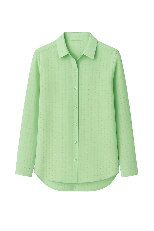 Camisa feminina voil hotfix Kwi