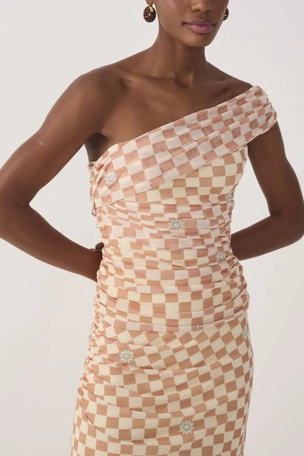 Blusa tule estampa mosaico Dress to