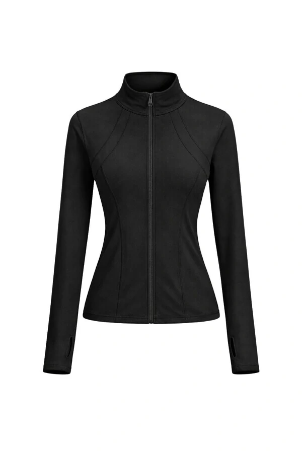 Jaqueta poliamida fitness Kwi