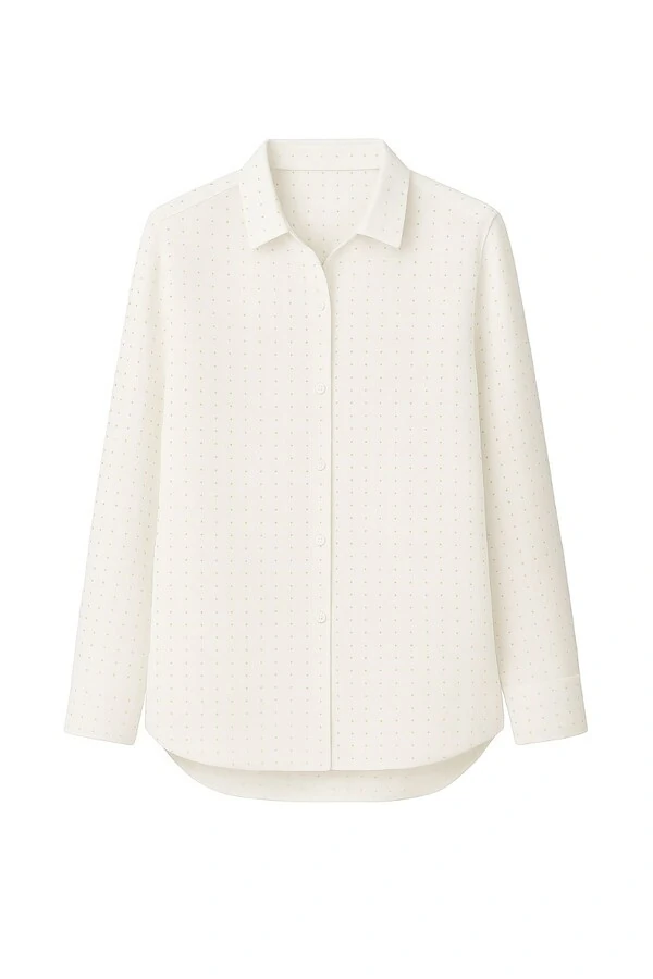 Camisa feminina voil hotfix Kwi