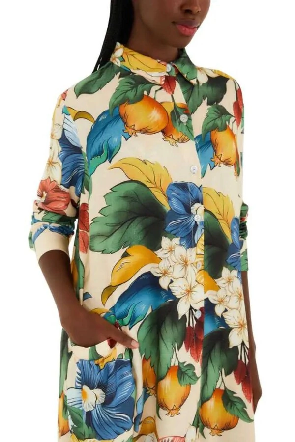 Chemise tropicalzinho Farm