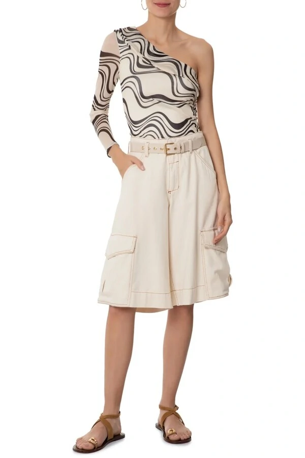 Blusa tule estampa fluir Dress to