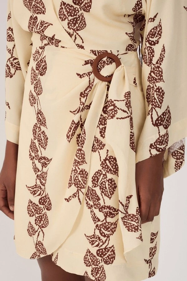 Vestido cambraia estampa inspira Dress to