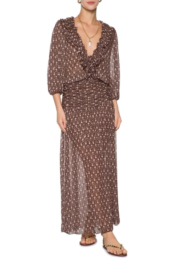 Saia tule estampa essência Dress to