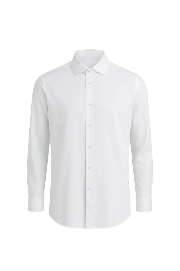 Camisa social ML masculina em algodão Kwi