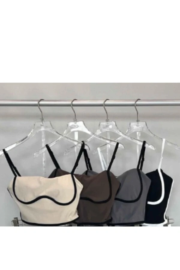 Top viés pair fitness em poliamida Kwi