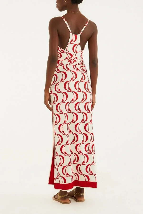 Vestido midi peixe copa Farm