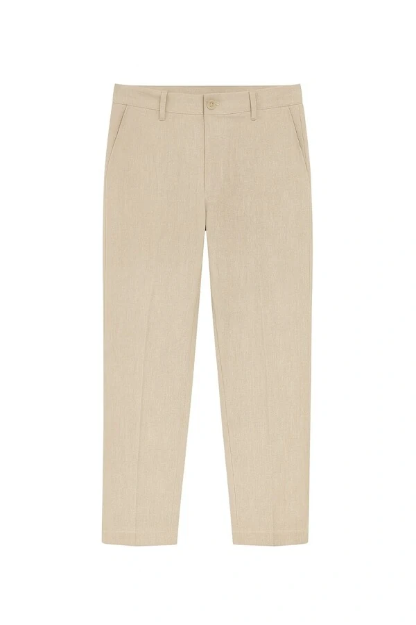 Calça masculina 100% linho Kwi