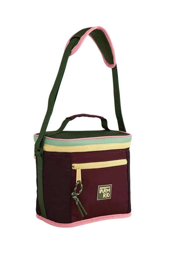 Mini cooler farofa colorblocking Farm