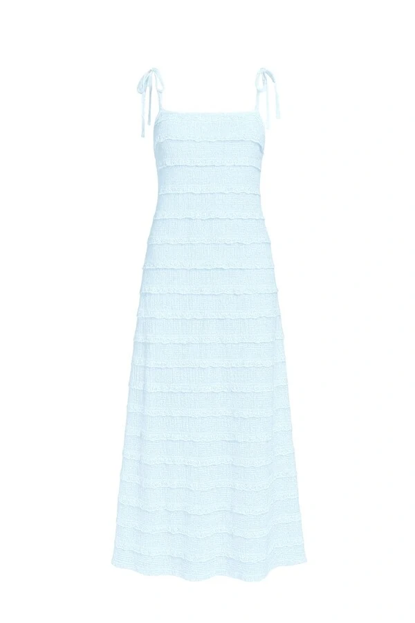 Vestido longo c/ renda Kwi