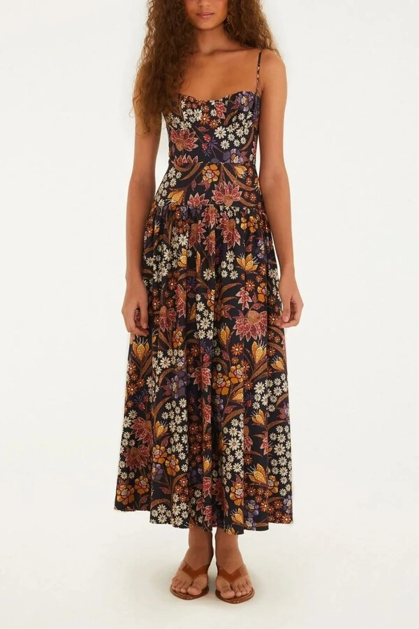 Vestido alcinhas lili Farm