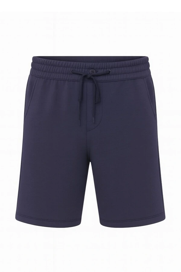 Bermuda masculina em moletom com cordão Kwi