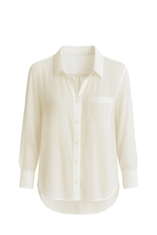 Camisa com transparência Kwi