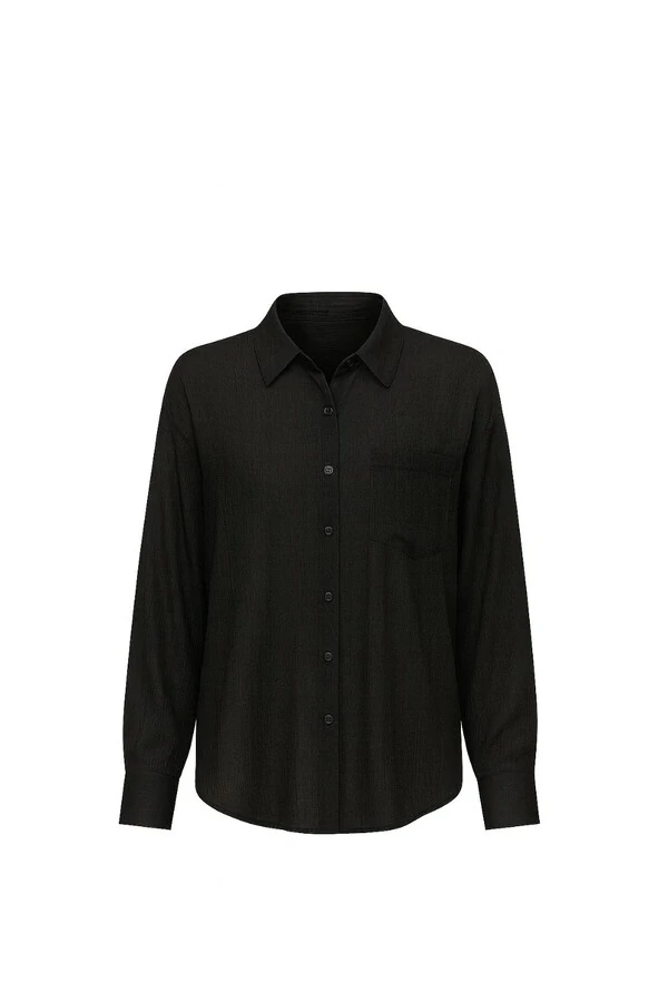 Camisa tencel com bolso Kwi