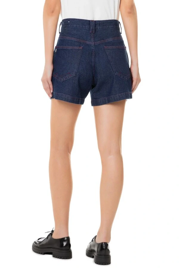 Bermuda jeans trapezio pespontos Animale Jeans