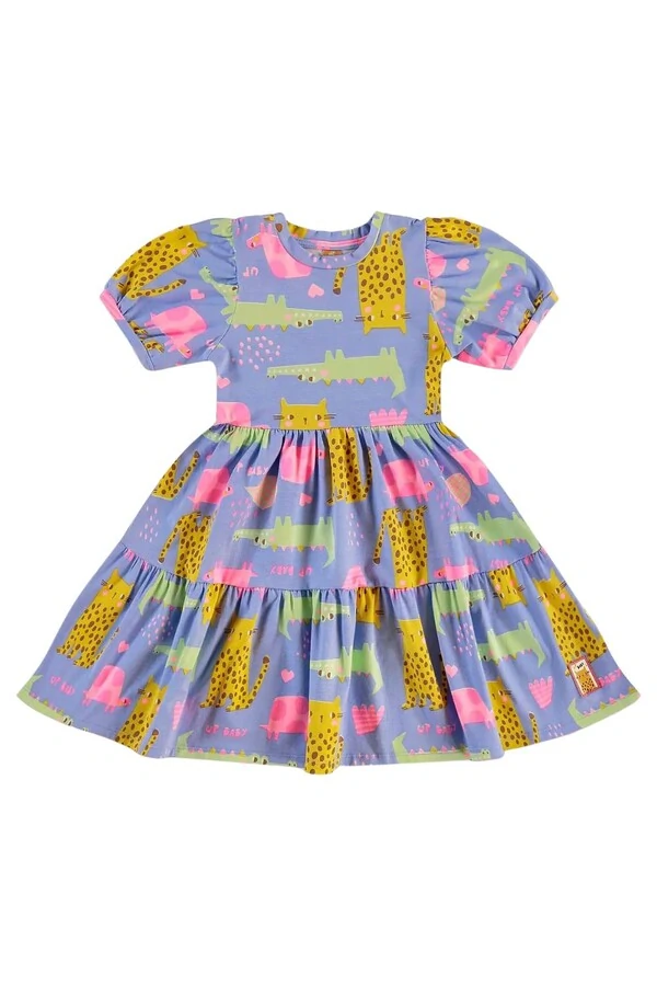 Vestido em cotton Up Baby