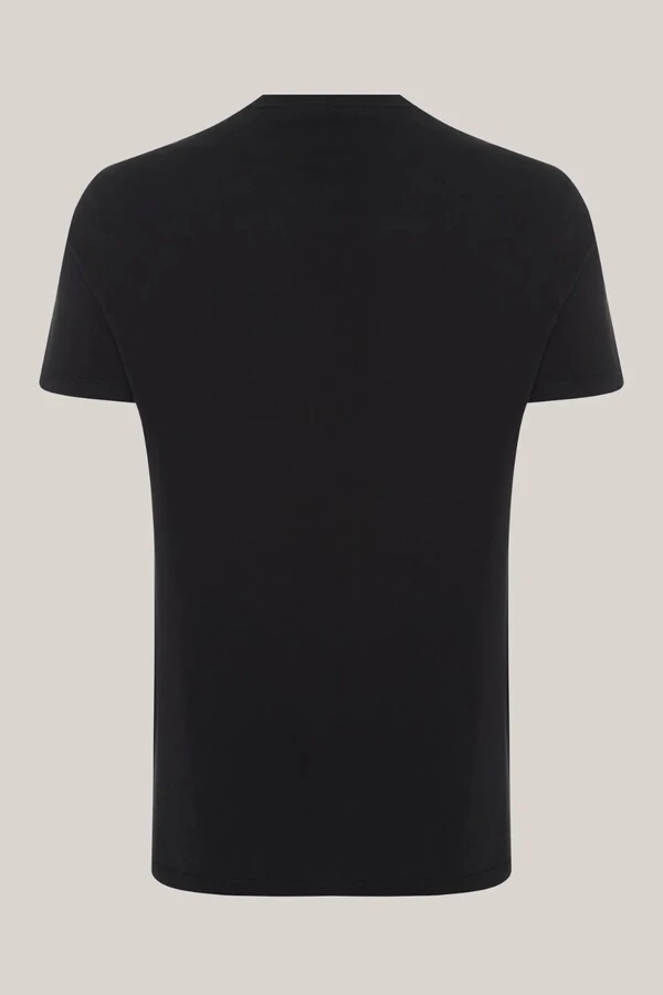 Camiseta slim fit 5 John black John John