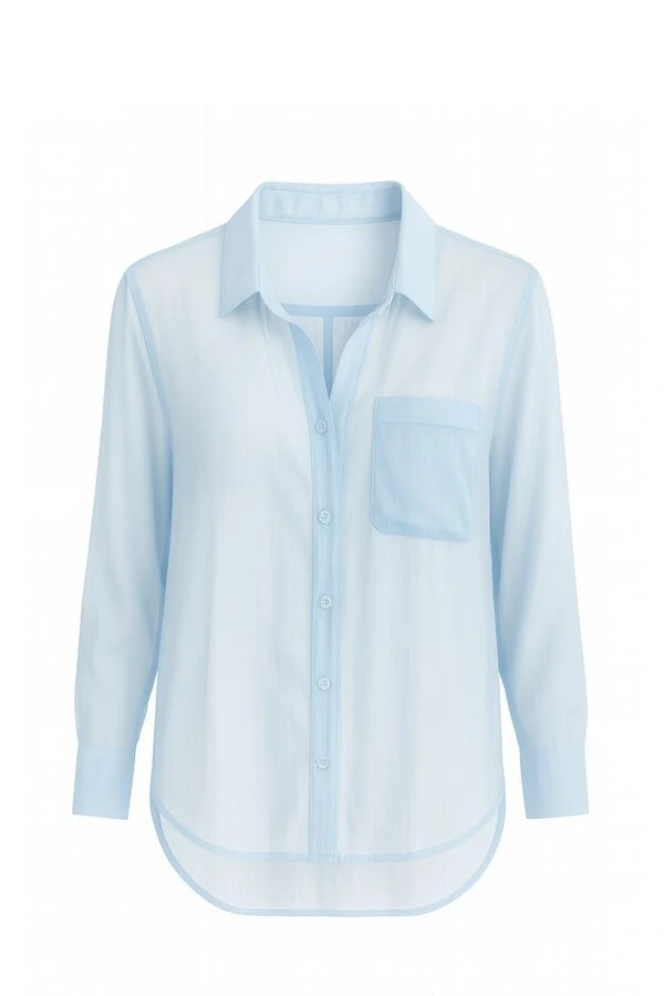 Camisa com transparência Kwi