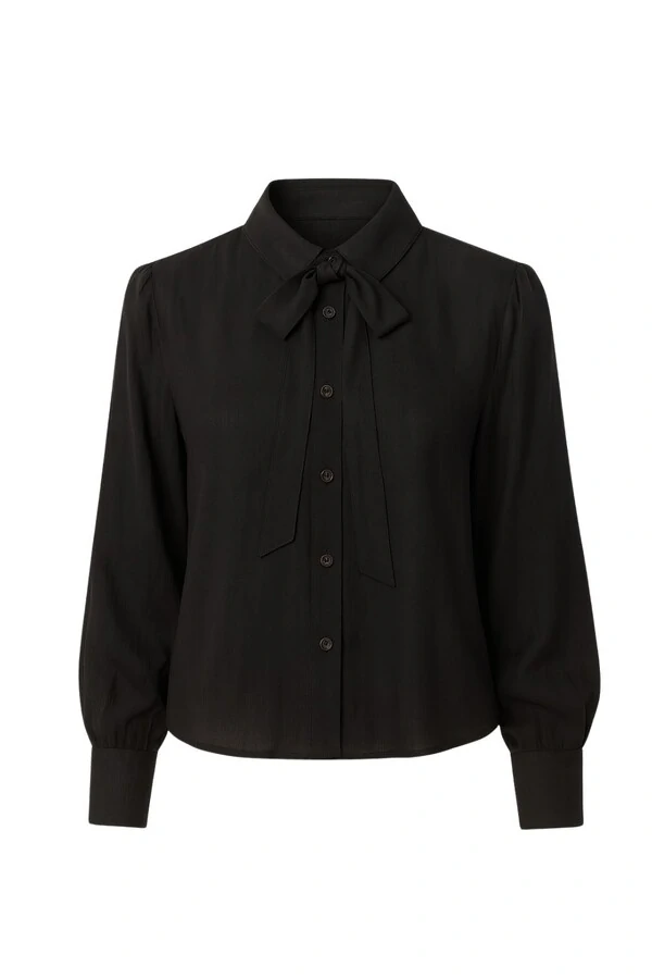 Camisa laço em viscose feminina Kwi