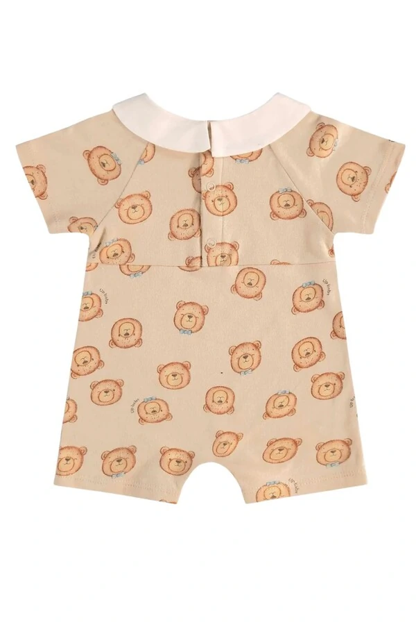 Macaquinho manga curta em suedine Up Baby