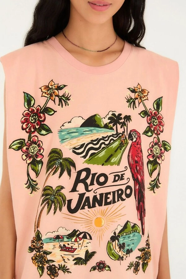 Regata quadrada rio de janeiro rosa luna Farm