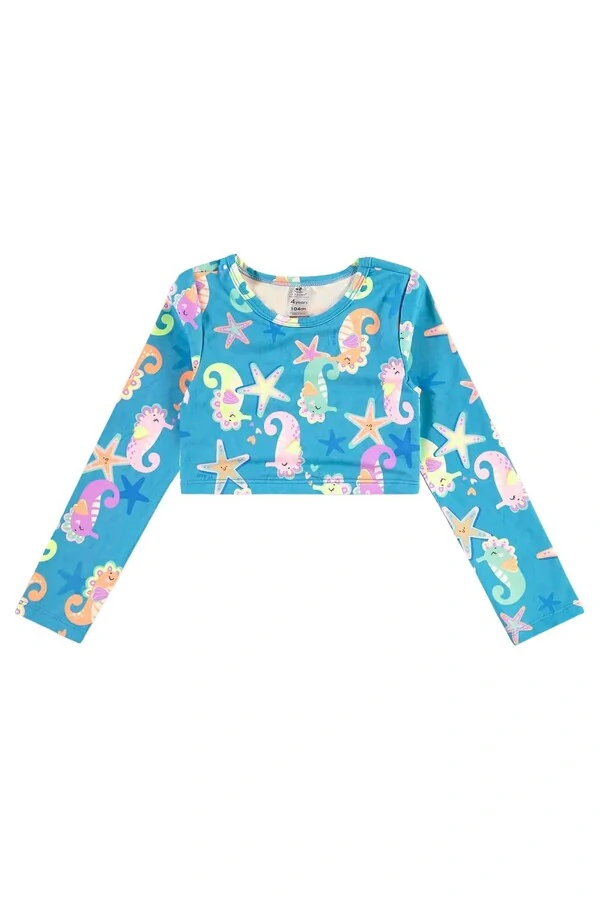 Biquini em malha uv fps+50 sublimada Up Baby