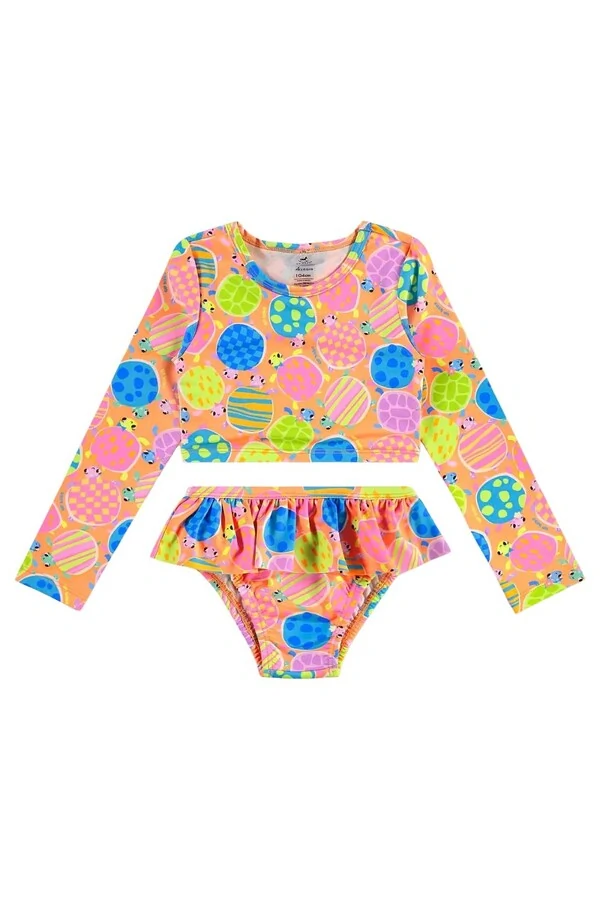 Biquini em malha uv fps+50 sublimada Up Baby