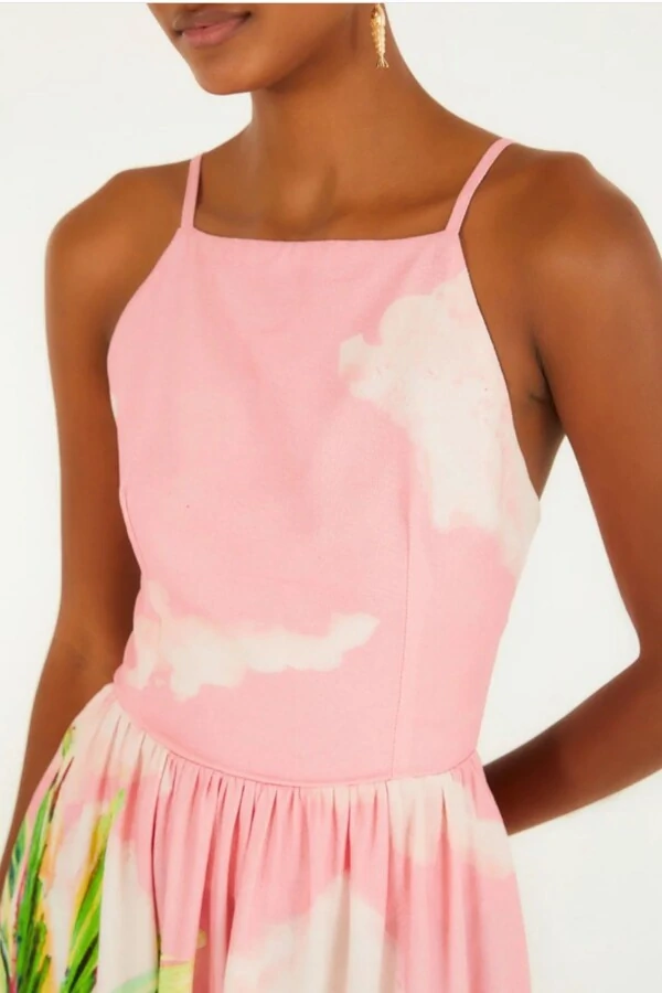 Vestido longo coqueirao Farm