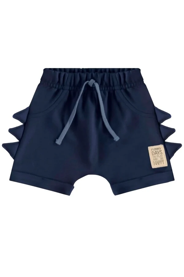 Conjunto camiseta malha e bermuda moletom s/ felpa Up Baby