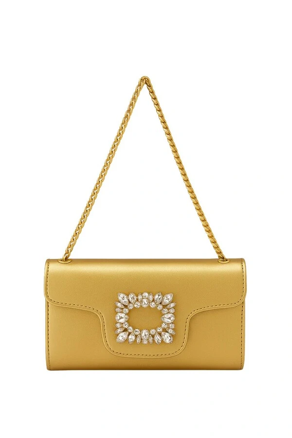 Bolsa com detalhe pedraria Kwi