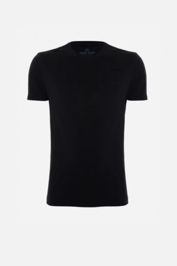 T shirt sl john clean black John John