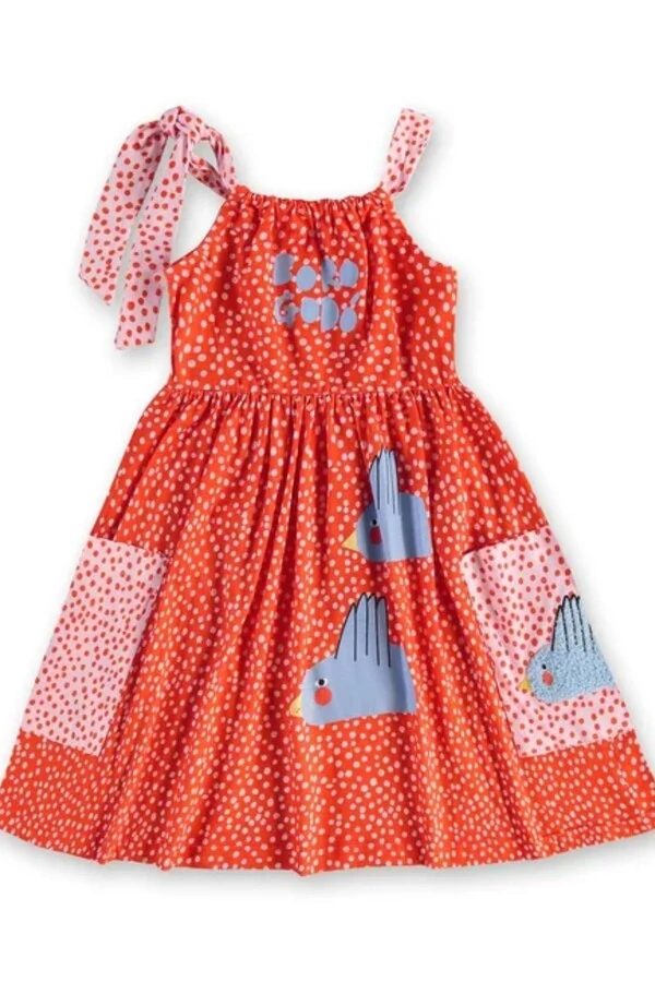 Vestido alça em malha digital Três e Já