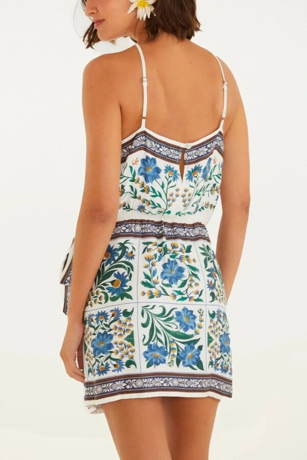 Vestido curto manoela Farm