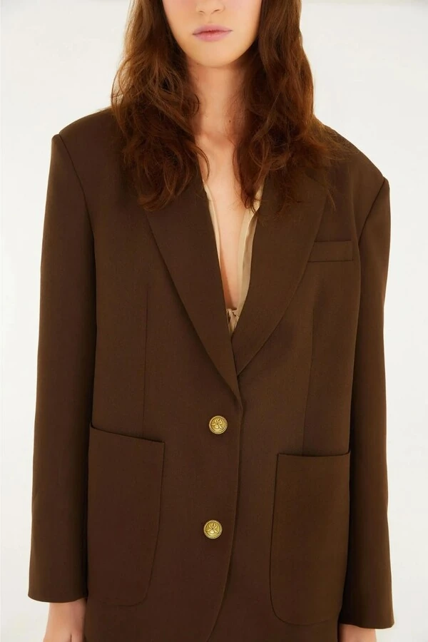 Blazer alfaiataria liso Farm