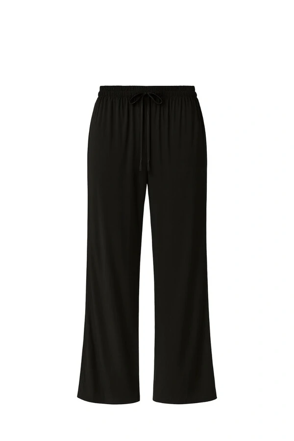 Calça pantalona liocel feminina Kwi