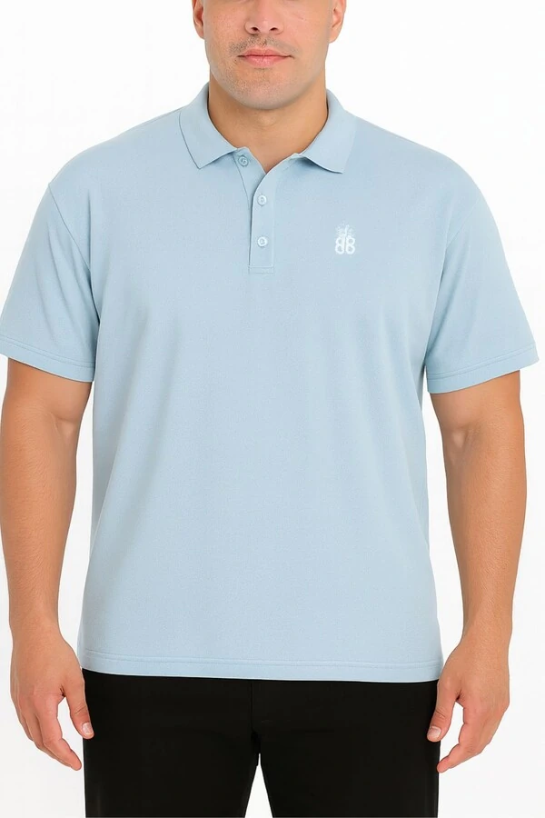 Camisa polo masculina plus size Kwi