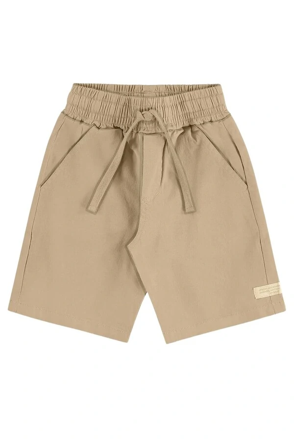 Bermuda em sarja com elastano Up Baby