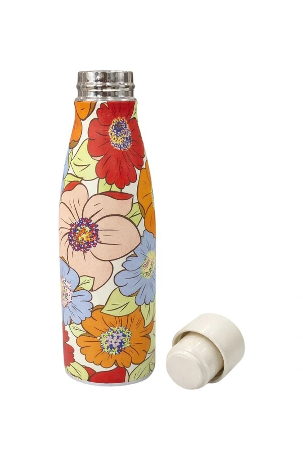 Garrafa glub glub floral carolina 500ml Farm