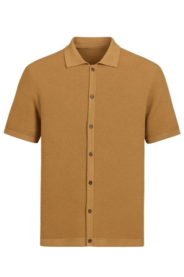 Camisa tricot masculina Kwi