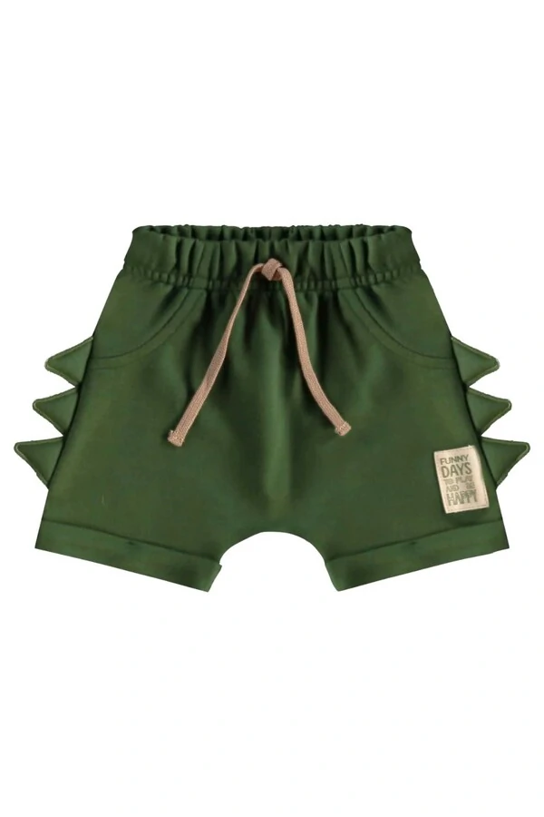 Conjunto camiseta malha e bermuda moletom s/ felpa Up Baby